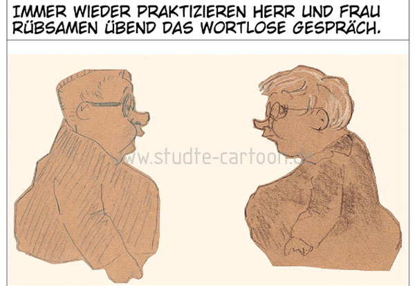Gegenständige Verständigung, Körpersprache, wortlose Kommunikation, worrtloses Gespräch, Kommunikationsstörung, 